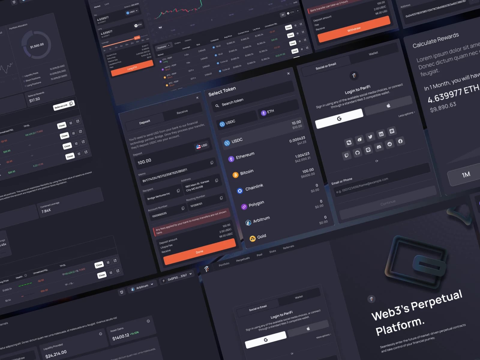 PariFi Dashboard Overview