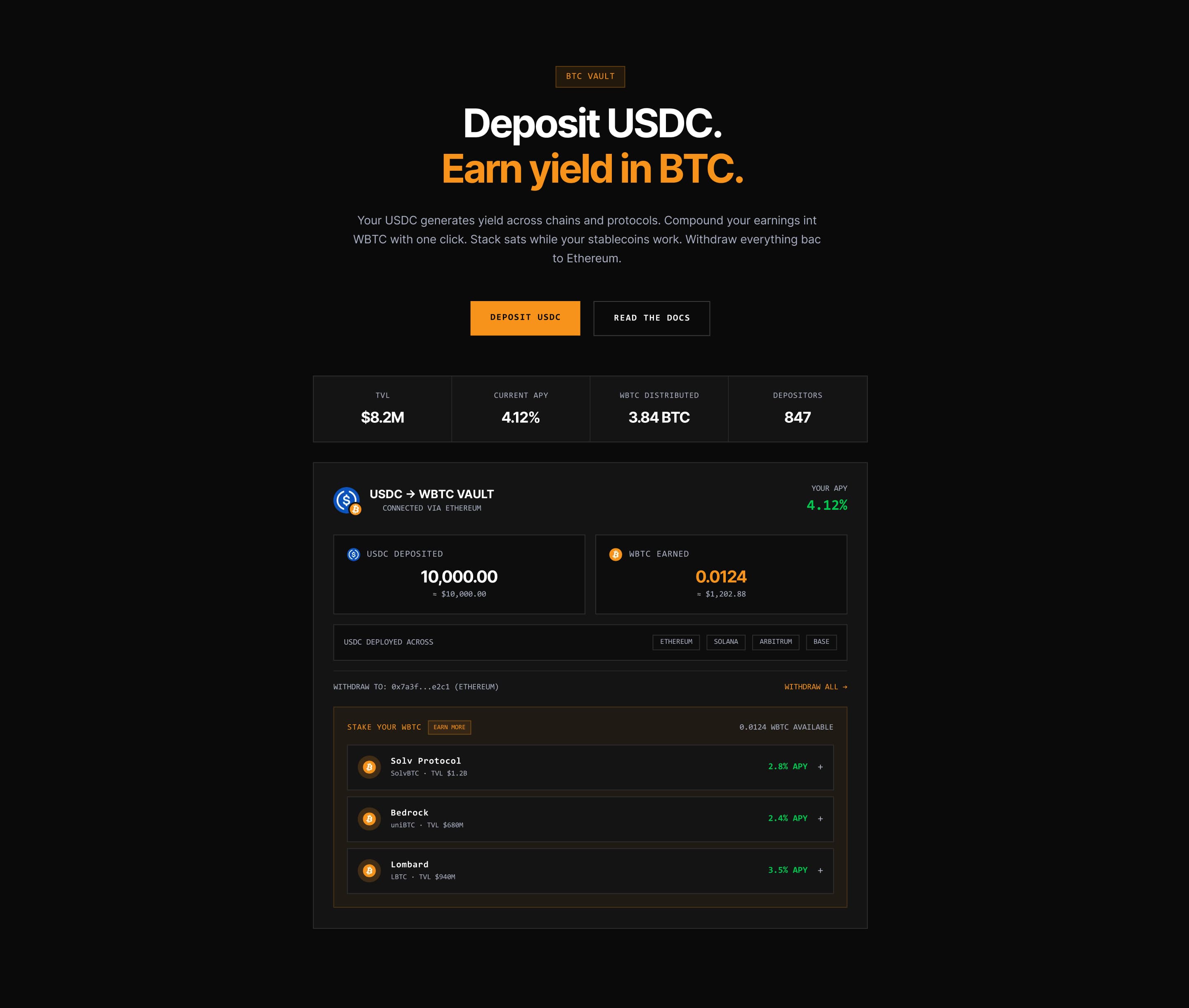 Pulse Protocol BTC Vault